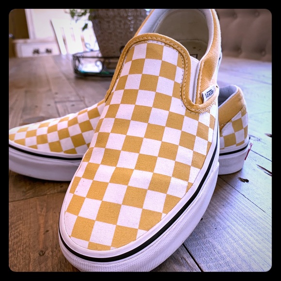 Vans Shoes - Fun and Trendy Checkered Slip on Vans
